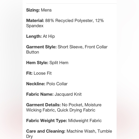 Men's Textured Polo Shirt - All In Motion™
White XL - Picture 5 of 5